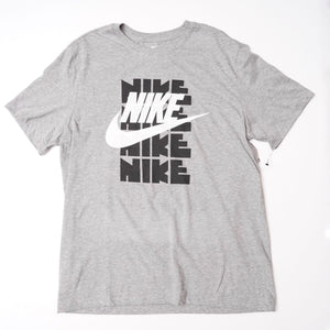 NIKE GRAY LOGO SWOOSH ナイキ グレー 4連 ゴツナイキ スウッシュ T