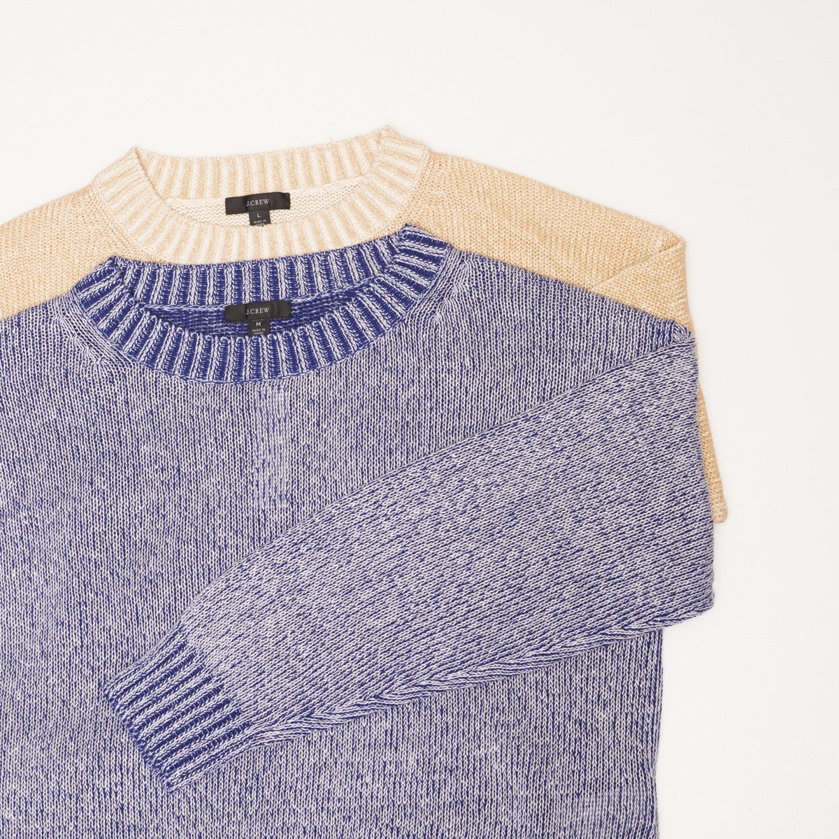 ジェイクルー ブルー リラックス コットン リネン ビーチセーター ニット J.CREW BLUE COTTON LINEN BEACH SWEATER