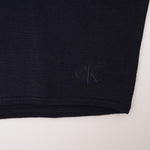 画像をギャラリービューアに読み込む, CK カルバンクライン ジーンズ ネイビー シームレス コットンニット カットソー  CALVIN KLEIN JEANS NAVY SEAMLESS COTTON KNIT CUT AND  SEW WOMENS
