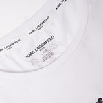 画像をギャラリービューアに読み込む, KARL LAGERFELD PARIS カールラガーフェルド ホワイト エッフェル塔 プリント Tシャツ WHITE EIFFEL TOWER PRINT TEE WOMEN
