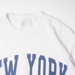 J.GALT ホワイト NEW YORK プリント クロップド Tシャツ  NEW YORK PRINT TEE T-SHIRT WOMENS