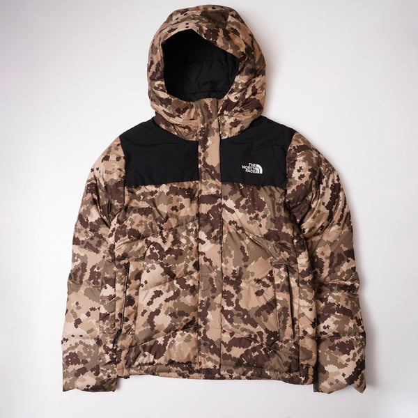 ノースフェイス 迷彩柄 ダウン フーディ THE NORTH FACE CAMOUFLAGE W BALHAM DWN JKT USA WOMENS