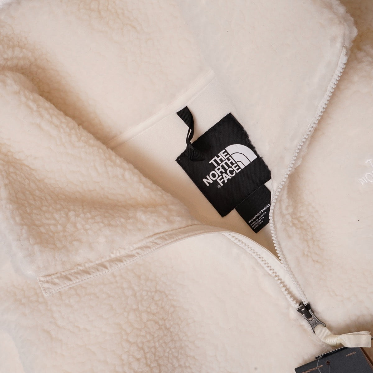 ノースフェイス ガーデニアホワイト ボアフリース クォータージップトップ THE NORTH FACE WHITE BOA FLEECE TOP WOMENS