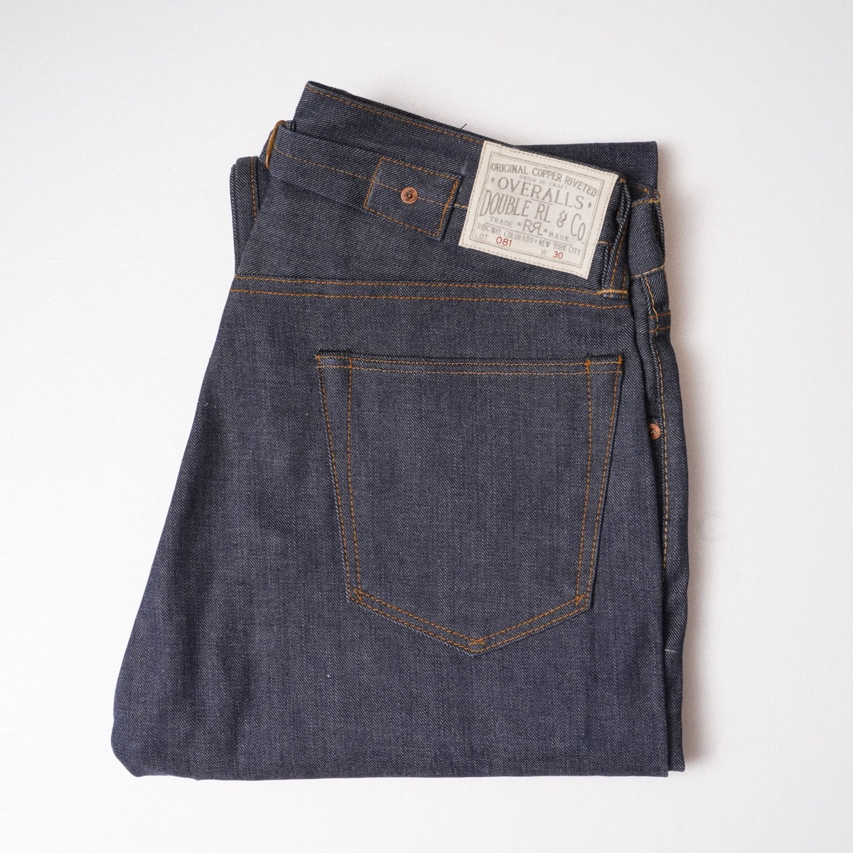 RRL ダブルアールエル リジット デニム ノンウォッシュ ジーンズ LOT 081 RIGID DENIM NON-WASH JEANS