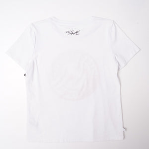 KARL LAGERFELD PARIS カールラガーフェルド ホワイト サントロペ プリント Tシャツ WHITE SAINT TROPEZ PRINT TEE WOMEN