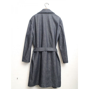 アドラーブル インディゴ デニムコットン トレンチコート ADOLUVLE TRENCH COAT INDIGO 日本製