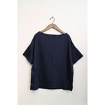 画像をギャラリービューアに読み込む, アドラーブル リネン インディゴ ボートネック カットソー ADOLUVLE ORIGINAL LINEN INDIGO BOAT NECK S/S WOMENS
