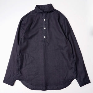 アドラーブル オリジナル プルオーバーシャツ 播州織 インディゴ染め ADOLUVLE ORIGINAL PULLOVER SHIRTS COTTON INDIGO-DYED MADE IN JAPAN