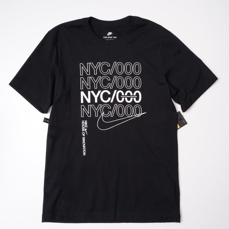 ナイキ 黒Tシャツ ハウスオブイノベーション ニューヨークシティ 限定 NIKE BLACK TEE T SHIRT HOUSE OF IN