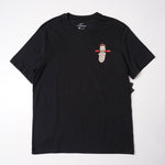 画像をギャラリービューアに読み込む, ナイキ 黒Tシャツ ソールフード プリントT ユニークT NIKE BLACK TEE SOLE-FOOD 「LOS ZAPATOS MAS FRESCOS」T-SHIRT
