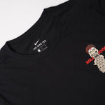 画像をギャラリービューアに読み込む, ナイキ 黒Tシャツ ソールフード プリントT ユニークT NIKE BLACK TEE SOLE-FOOD 「LOS ZAPATOS MAS FRESCOS」T-SHIRT
