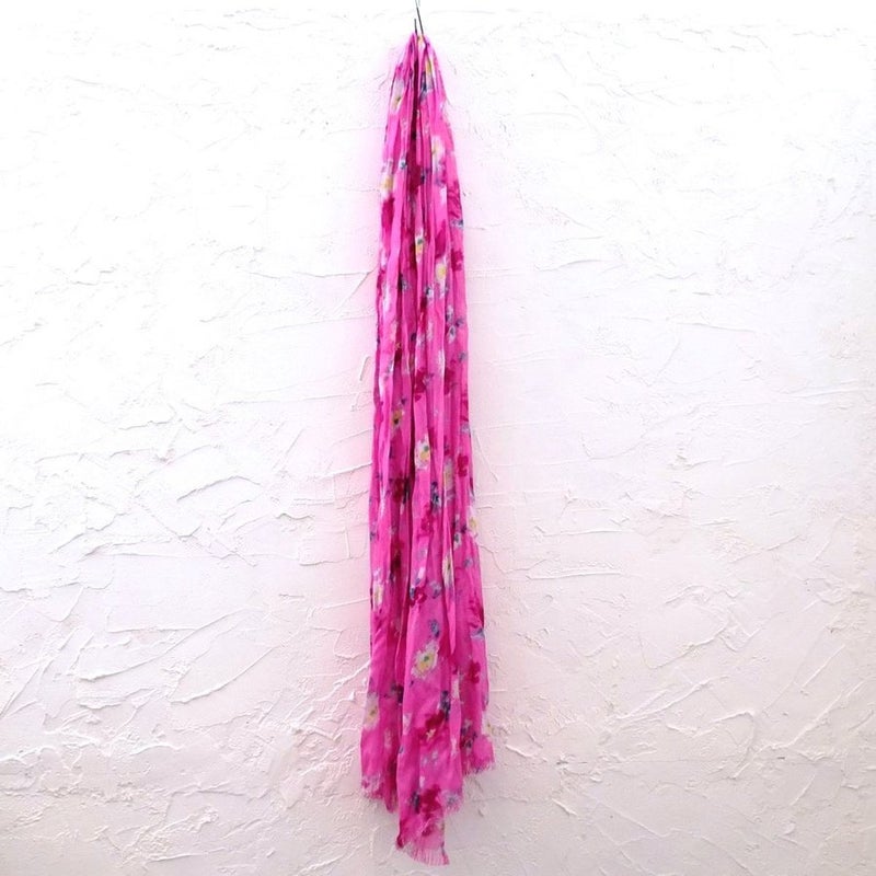 ジェイクルー ピンク 花柄 フラワー柄 ストール J.CREW PINK FLOWER STOLE WOMENS