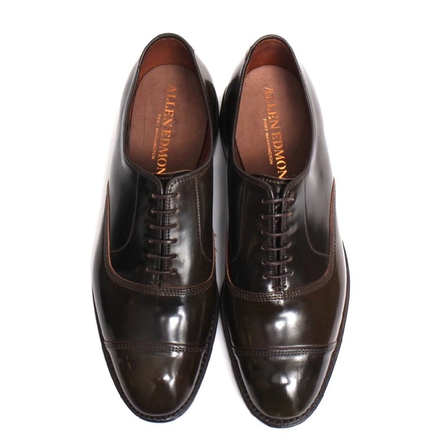 アレンエドモンズ パークアベニュー シガーブラウン シェルコードバン ALLEN EDMONDS PARK AVENUE 7.5E CIGA