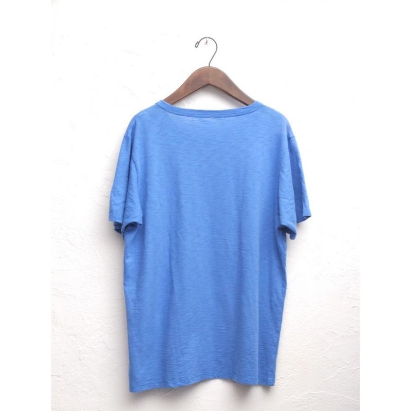 ジェイクルー ブルー 「TEAM OPTIMIST」プリントTシャツ J.CREW BLUE TEE COTTON T-SHIRTS WOMENS