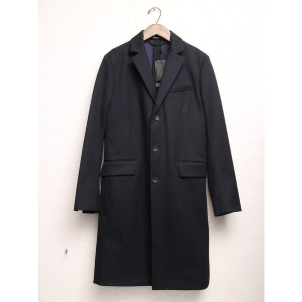 ラグアンドボーン ニューヨーク ブラック×ネイビー チェスターコート アメリカ製 RAG&BONE NEWYORK BLACK NAVY YORKE  COAT CHESTER COAT MENS