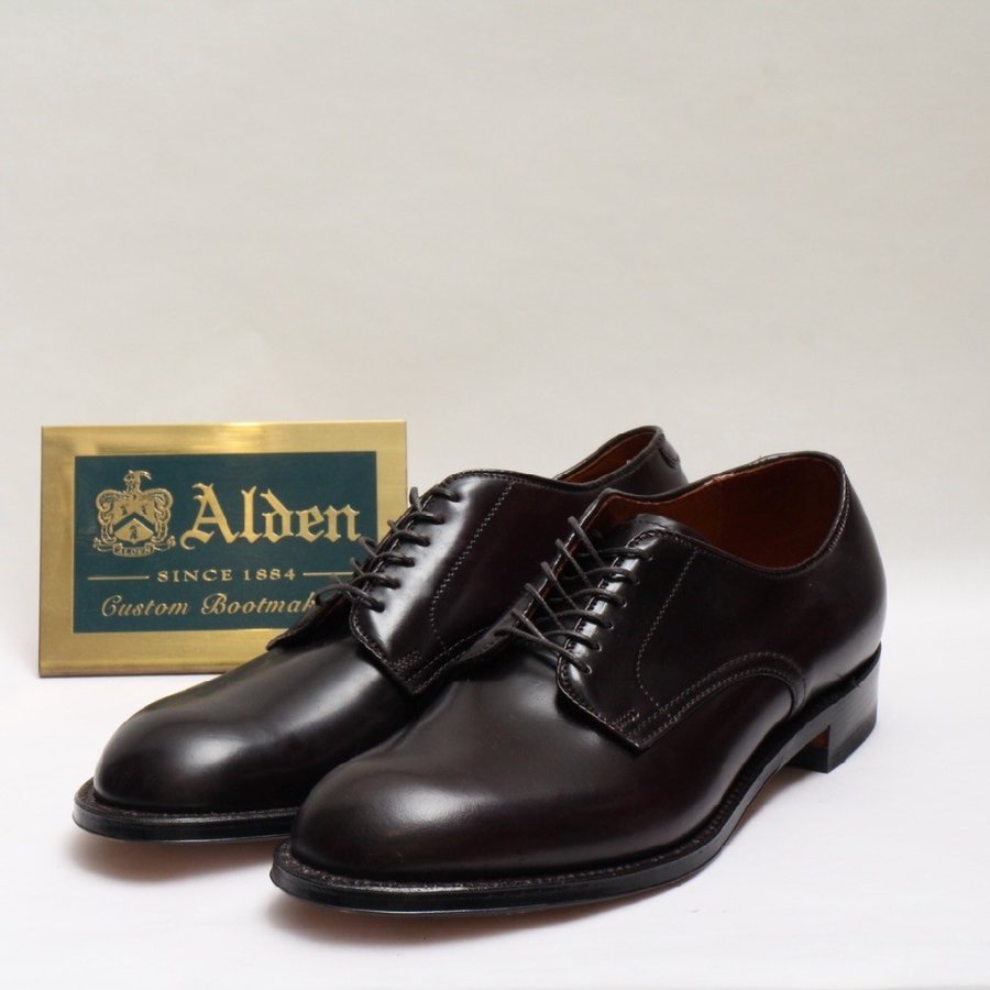 靴Alden オールデン　53501　バーガンディーコードバン 9.5D