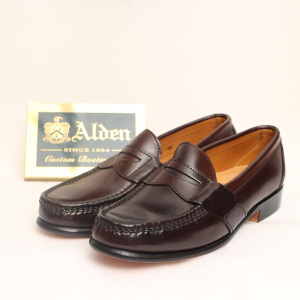 専用【廃盤】Alden(オールデン) 9636 8Dコードバン ペニーローファー 靴