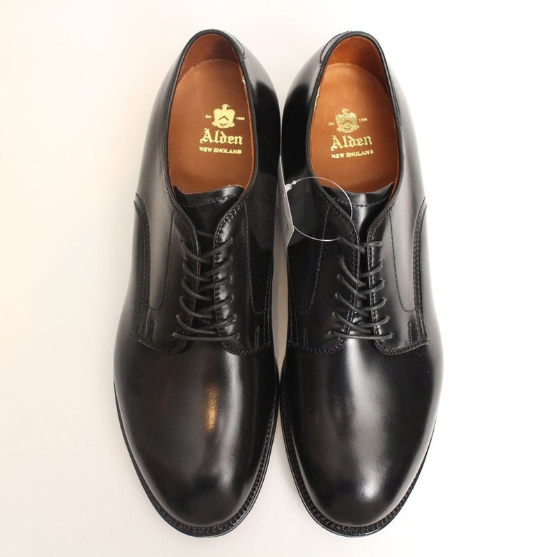 Alden 53511 Cordovan US8.5 モディファイドラスト箱に糊の剥がれが