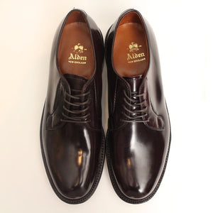 ALDEN オールデン #990 7D バーガンディ No.8 ホーウィン社 シェルコードバン バリーラストプレーントゥ リジェクト PLAIN TOE NO.8 BURGUNDY HORWEEN SHELL CORDOVAN BARRIE LAST REJECT