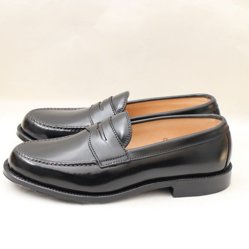 ALDEN オールデン #987 8.5D ブラック ペニーローファー ホーウィン社 シェルコードバン VANラスト リジェクト BLACK PENNY LOAFERS SHELL CORDOVAN VAN LAST REJECT