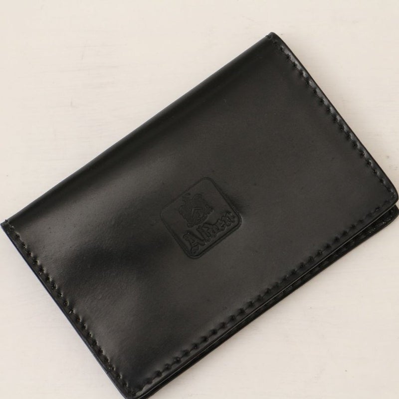 オールデン ブラック ホーウィン社 シェルコードバン ビジネス 折りたたみ カードケース ALDEN BUSINESS CARD CASE