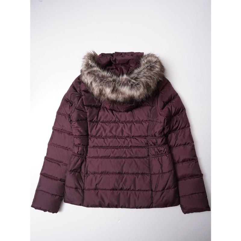 ノースフェイス 取り外しファー付き ダウンジャケット ボルドー ワインレッド THE NORTH FACE DOWN JACKET BORDEAUX W GOTHAM JKT USA WOMENS