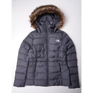 ノースフェイス 取り外し ファー付き グレーダウンジャケット  THE NORTH FACE DOWN JACKET GRAY W GOTHAM JKT USA WOMENS