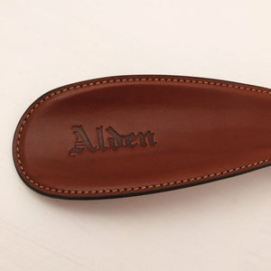 ALDEN オールデン ブラウン レザー シューホーン アメリカ製 SHOEHORN LEATHER BROWN MADE IN USA