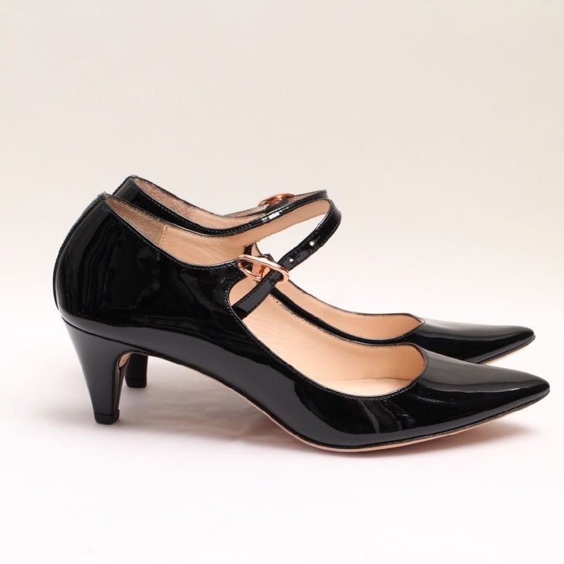 elvirerepetto レペット 10cmエナメルヒール 38 ボルドー