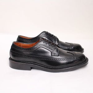 ALDEN オールデン #9751 7E ロングウィングチップ ブラック ホーウィン社 シェルコードバン バリーラスト リジェクト  LONG WING TIP BLACK HORWEEN SHELL CORDOVAN BARRIE LAST REJECT