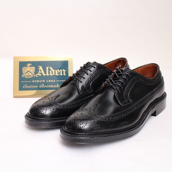 ALDEN オールデン #9751 7E ロングウィングチップ 黒 コードバン