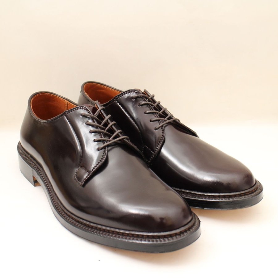 ALDEN オールデン #990 7.5D バーガンディ No.8 ホーウィン社 シェルコードバン バリーラストプレーントゥ リジェクト PLAIN TOE NO.8 BURGUNDY HORWEEN SHELL CORDOVAN BARRIE LAST REJECT