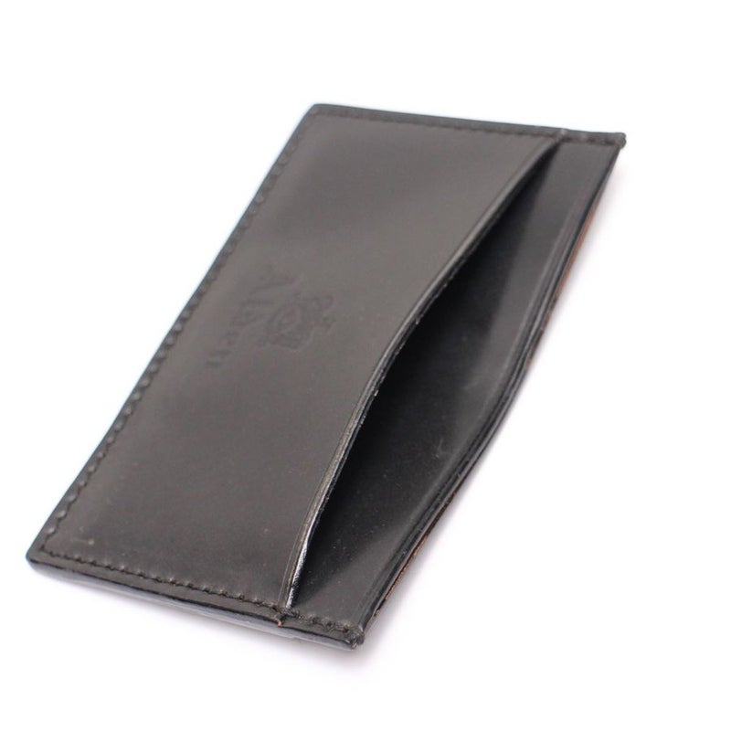 オールデン ブラック ホーウィン社 シェルコードバン ビジネス カードケース ALDEN BUSINESS CARD CASE BLACK HORWEEN SHELL CORDOVAN