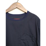 画像をギャラリービューアに読み込む, アドラーブル オリジナル ネイビー 紺 ポケット付き Tシャツ 日本製 ADOLUVLE ORIGINAL NAVY POCKET T-SHIRTS TEE SHORT SLEEVE SHIRTS MADE IN JAPAN MENS
