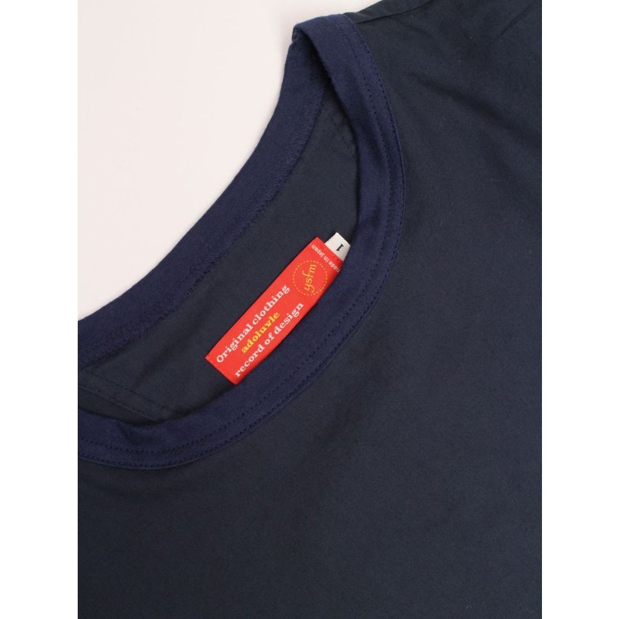 アドラーブル オリジナル ネイビー 紺 ポケット付き Tシャツ 日本製 ADOLUVLE ORIGINAL NAVY POCKET T-SHIRTS TEE SHORT SLEEVE SHIRTS MADE IN JAPAN MENS