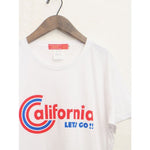 画像をギャラリービューアに読み込む, アドラーブル ホワイト 『カリフォルニア』Tシャツ ADOLUVLE WHITE 『CALIFORNIA』 T-SHIRTS
