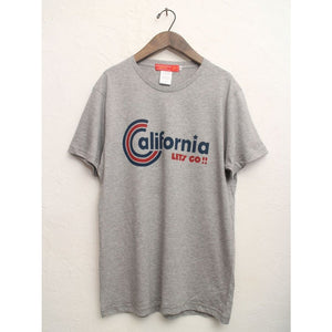 アドラーブル オリジナル グレー 『カリフォルニア』Tシャツ ADOLUVLE ORIGINAL GRAY 『CALIFORNIA』 T-SHIRTS MADE IN JAPAN