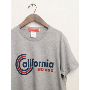 アドラーブル オリジナル グレー 『カリフォルニア』Tシャツ ADOLUVLE ORIGINAL GRAY 『CALIFORNIA』 T-SHIRTS MADE IN JAPAN