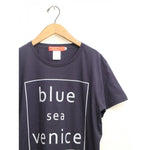 画像をギャラリービューアに読み込む, アドラーブル ネイビー 紺 『ブルー シー ベニス』Tシャツ ADOLUVLE NAVY 『BLUE SEA VENICE』 T-SHIRTS
