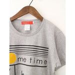 画像をギャラリービューアに読み込む, アドラーブル オリジナル グレー 『サムタイム バイ ザ ビーチ』Tシャツ ADOLUVLE ORIGINAL GRAY『SOME TIME BY THE BEACH』 T-SHIRTS MADE IN JAPAN
