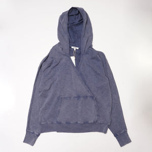 スプレンディッド ガーメントダイ インディゴ アテナ Vネック フーディ パーカー SPLENDID INDIGO GARMENT-DYE ATHENA V-NECK HODIE WOMENS