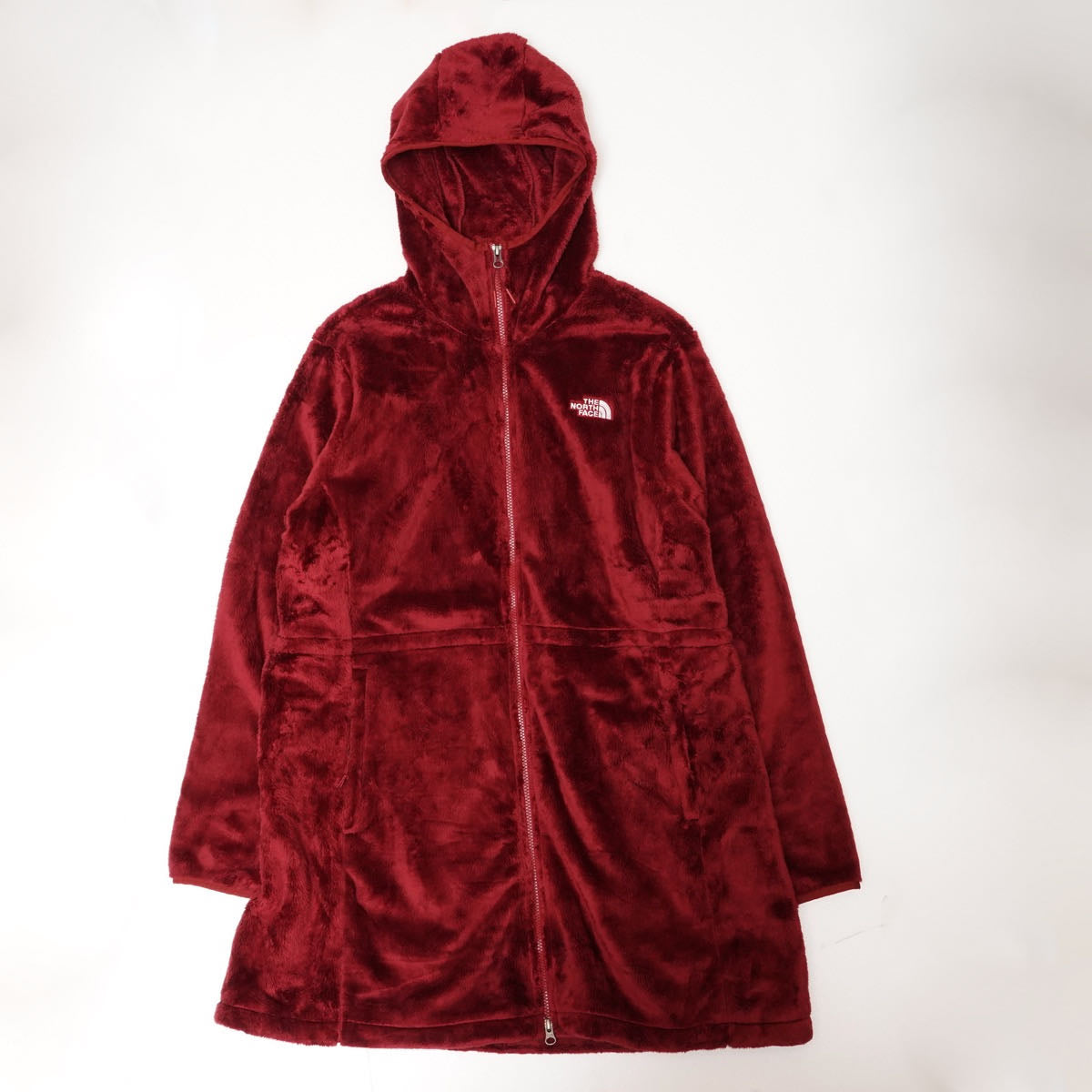 ノースフェイス ワイン レッド オシト パーカー フリースコート THE NORTH FACE RED FLEECE PARKA COAT WOMENS